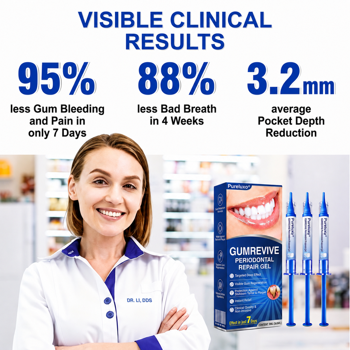 Pureluxo® 🦷  periodontal repair gel 🧑‍⚕️