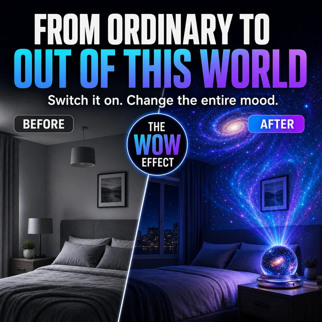 BVJ® 🔮Night Light Projector - Smart Holographic Star Projector